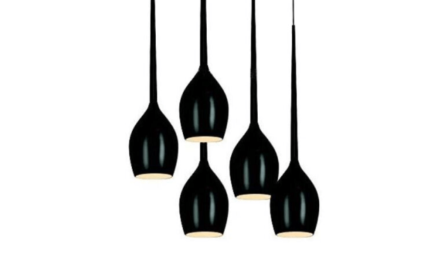 Підвісні світильники на кілька ламп